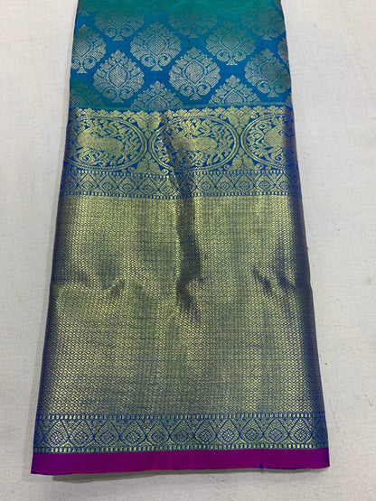 Kanchipuram Pure Silk Saree with Gold Zari | SPK071