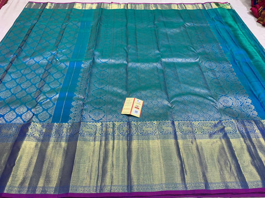 Kanchipuram Pure Silk Saree with Gold Zari | SPK071