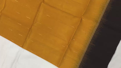 Pattu Soft Silk Indian Saree Pure Silk Sari Yellow SS52