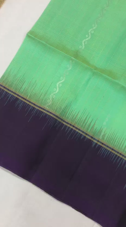 Pattu Soft Silk Indian Saree Pure Silk Sari Dark Green SS42