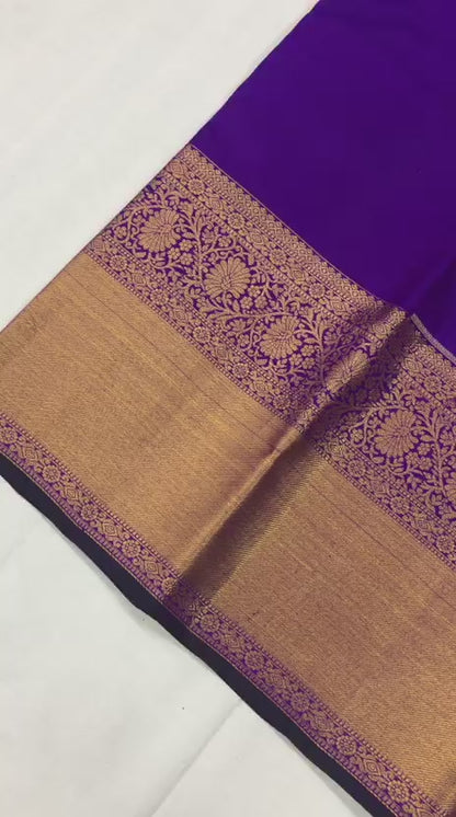 Kanchipuram Pure Silk Saree Bridal Indian Kanjivaram Sari SPK342