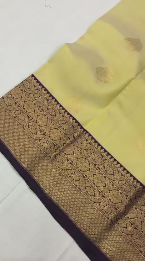 Kanchipuram Pure Silk Saree Bridal Indian Kanjivaram Sari SPK315