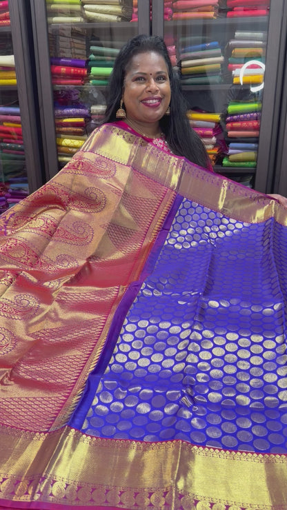Bridal Kanchipuram Pure Silk Saree Kanjivaram Sari SPK461