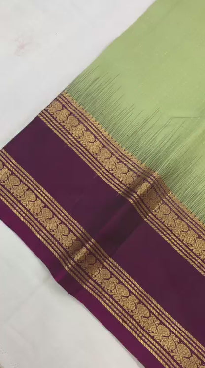 Kanchipuram Pure Silk Saree Bridal Indian Kanjivaram Sari SPK335