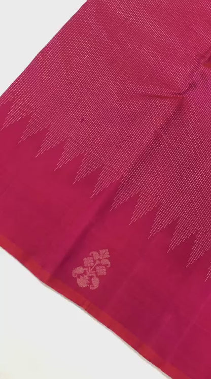 Kanchipuram Pure Silk Saree Bridal Indian Kanjivaram Sari SPK357